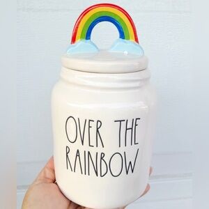 NEW Rae Dunn OVER THE RAINBOW Baby Figural Canister 🌈